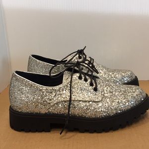 Steve Madden Glitter Oxfords